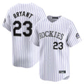 Rebec C.Rockies #23 Kris Bryant Player White Limited Home Stitched Jerseys