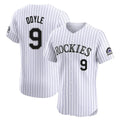 Rebec C.Rockies #9 Brenton Doyle Player White Limited Elite Home Stitched Jerseys