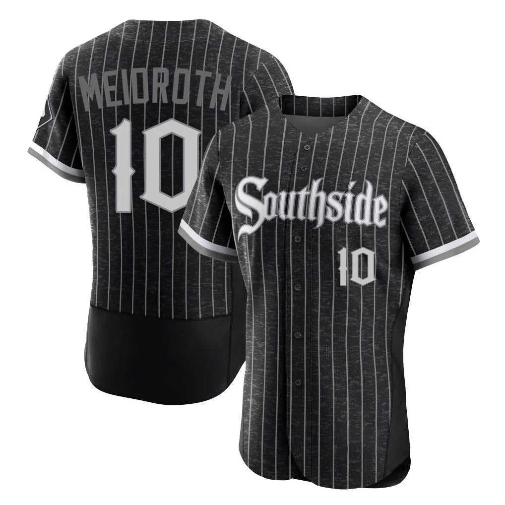 Rebec C.White Sox #10 Chase Meidroth Player Black City Connect Limited Elite Home Stitched Jerseys