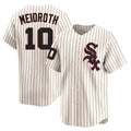 Rebec C.White Sox #10 Chase Meidroth Player Cream Cooperstown Collection Limited Home Stitched Jerseys