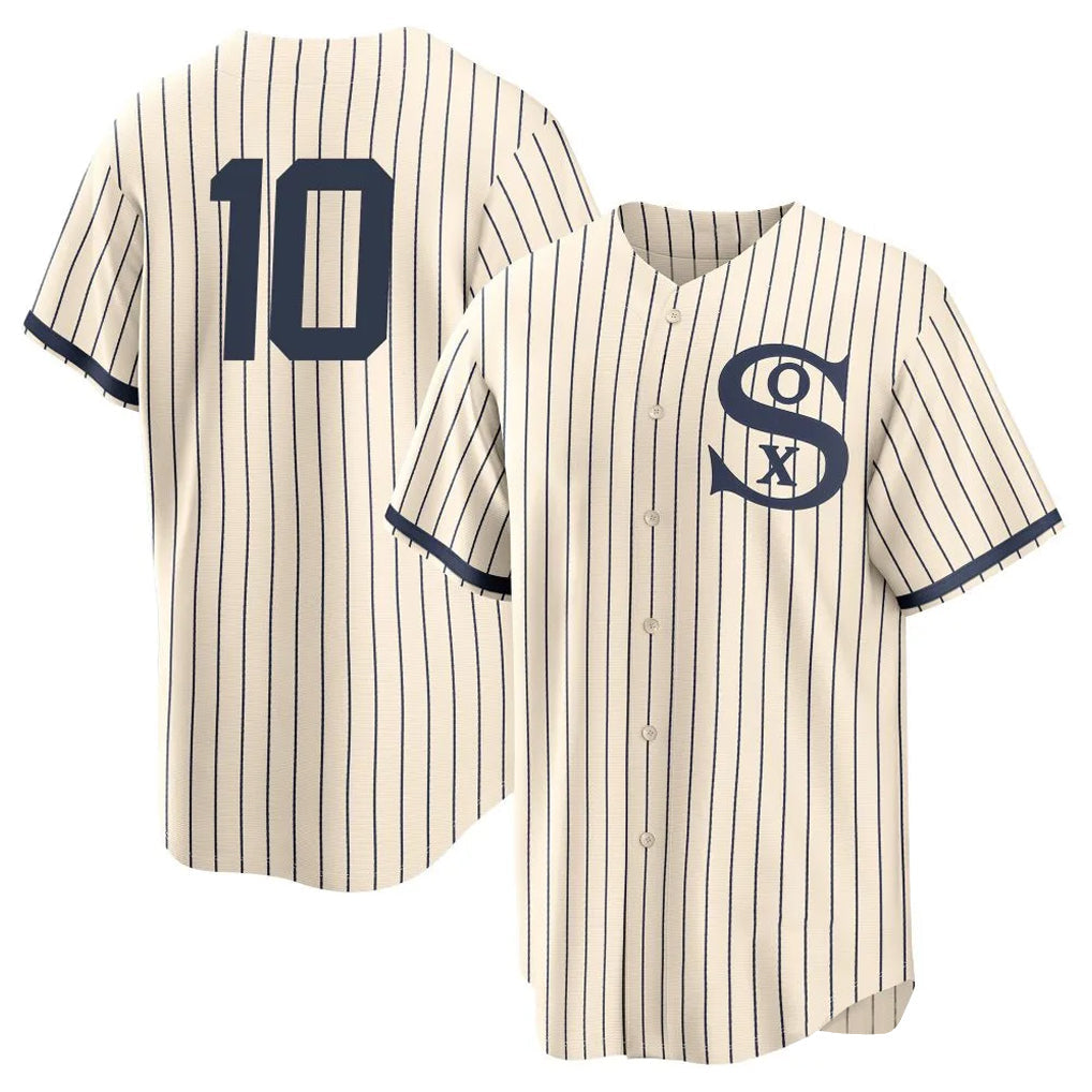 Rebec C.White Sox #10 Chase Meidroth Player Cream Field of Dreams Home Game Stitched Jerseys