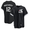 Rebec C.White Sox #12 Colson Montgomery Player Black Spring Training Game Stitched Jerseys