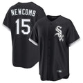 Rebec C.White Sox #15 Sean Newcomb Player Black Home Game Stitched Jerseys