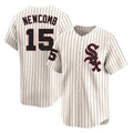 Rebec C.White Sox #15 Sean Newcomb Player Cream Cooperstown Collection Limited Home Stitched Jerseys
