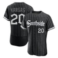 Rebec C.White Sox #20 Miguel Vargas Player Black City Connect Limited Elite Home Stitched Jerseys