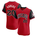 Rebec C.White Sox #20 Miguel Vargas Player Red City Connect Limited Elite Home Stitched Jerseys