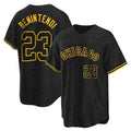 Rebec C.White Sox #23 Andrew Benintendi Player Black Snake Skin City Home Game Stitched Jerseys