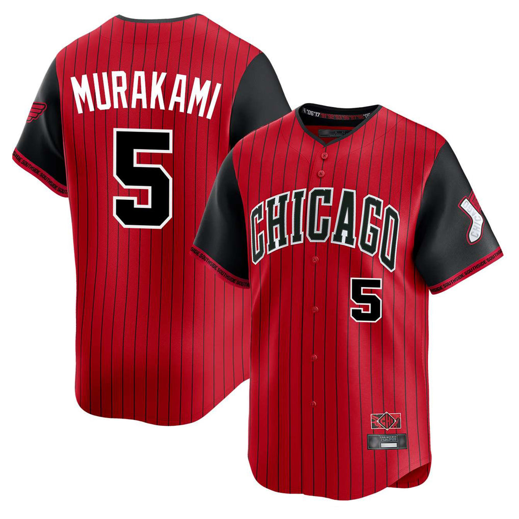 Rebec C.White Sox #5 Munetaka Murakami Player Red City Connect Limited Home Stitched Jerseys