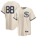 Rebec C.White Sox #88 Luis Robert Jr Player Cream Field of Dreams Home Game Stitched Jerseys
