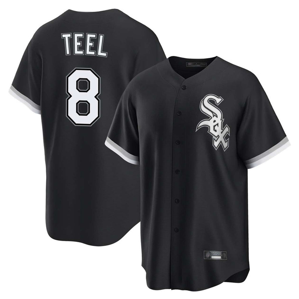 Rebec C.White Sox #8 Kyle Teel Player Black Home Game Stitched Jerseys