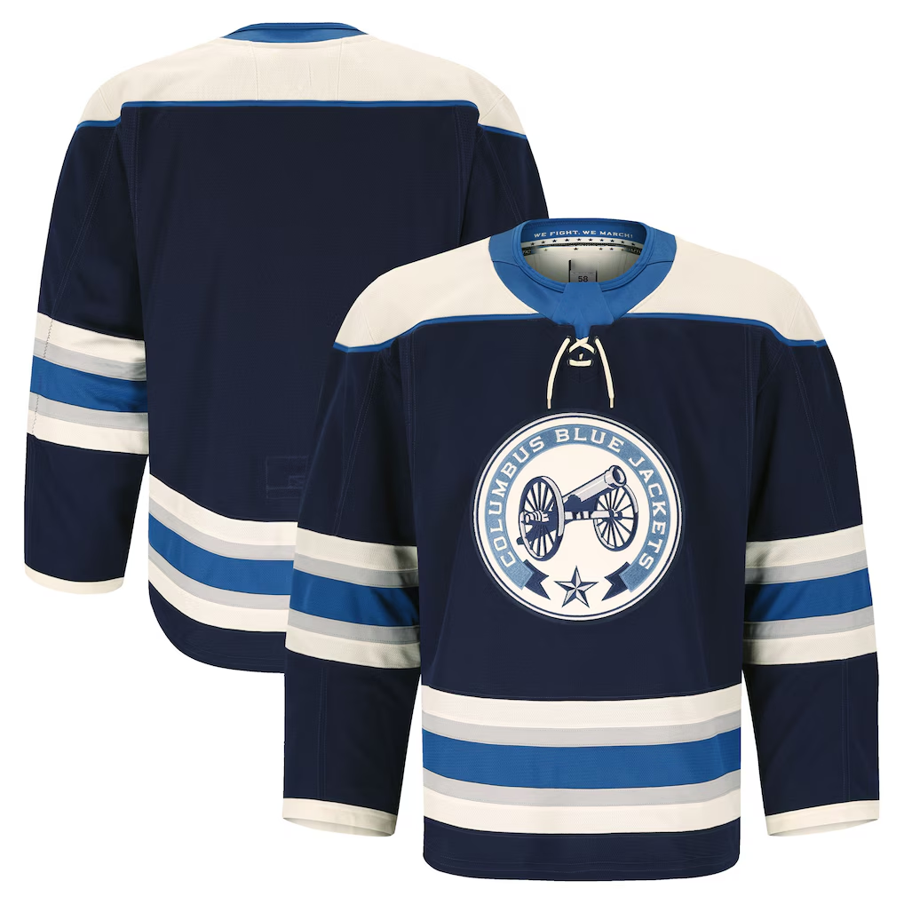 Rebec CB.Jackets Navy Alternate Authentic Pro Jersey