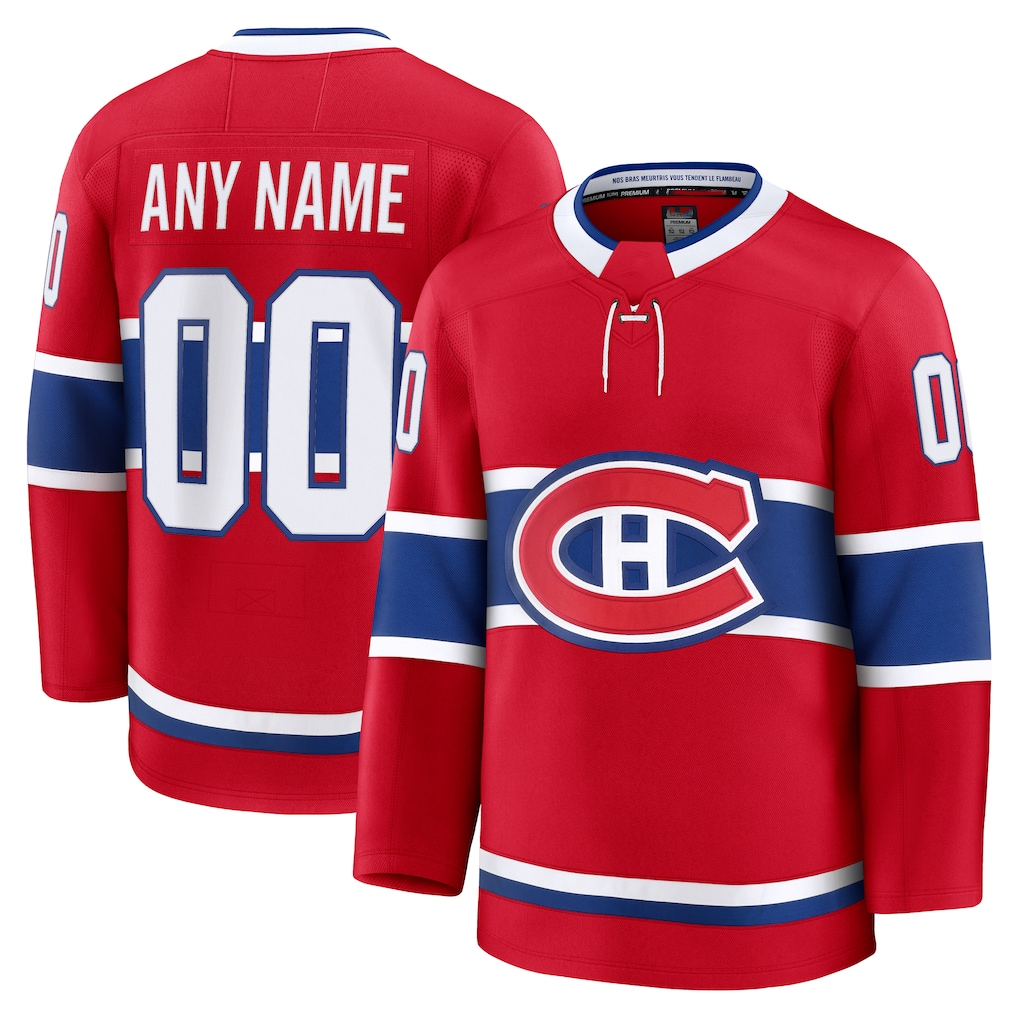 Rebec Cheap M.Canadiens Red Home Premium Jerseys