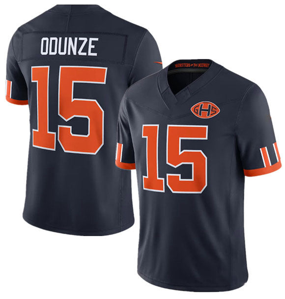 Rebec C.Bears #15 Rome Odunze Navy 2026 F.U.S.E. Rivalries Collection Limited Football Stitched Jersey
