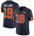 Rebec C.Bears #18 Caleb Williams Navy 2026 F.U.S.E. Rivalries Collection Limited Football Stitched Jersey