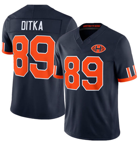 Rebec C.Bears #89 Mike Ditka Navy 2026 F.U.S.E. Rivalries Collection Limited Football Stitched Jersey