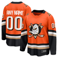 Rebec Custom A.Ducks Orange Home Breakaway Jerseys