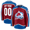 Rebec Custom C.Avalanche Burgundy Home Premium Jerseys