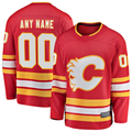 Rebec Custom C.Flames Red Home Breakaway Jerseys