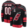 Rebec Custom C.Hurricanes Black 2026 Stanley Cup Champions Home Breakaway Custom Stitched Jerseys