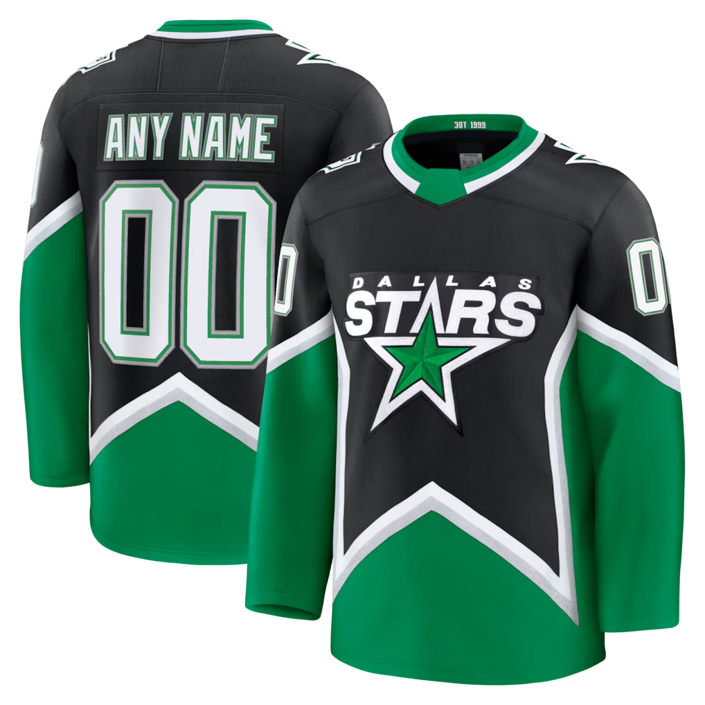 Rebec Custom D.Stars Black Alternate Premium Jerseys