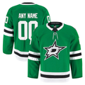 Rebec Custom D.Stars Kelly Green Home Authentic Pro Jerseys