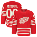 Rebec Custom DR.Wings Red Anniversary Authentic Pro Jerseys