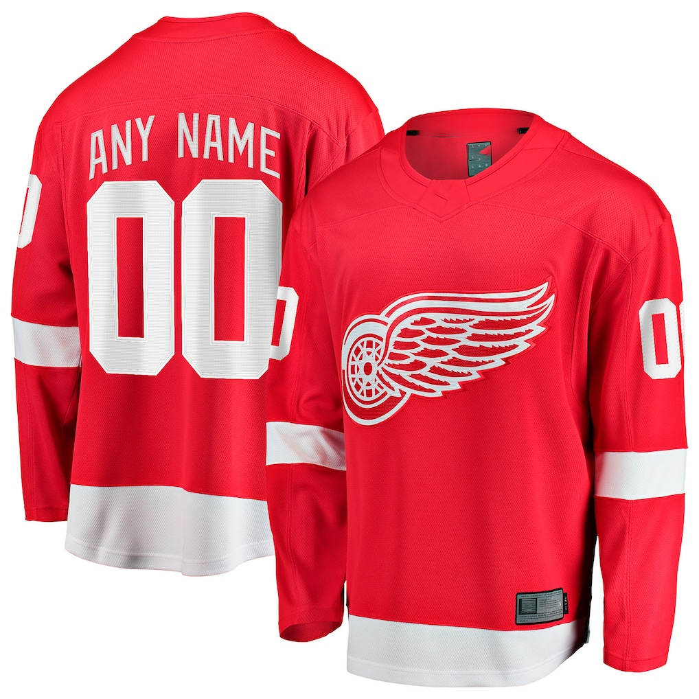 Rebec Custom DR.Wings Red Home Breakaway Jerseys