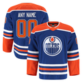 Rebec Custom E.Oilers Royal Home Authentic Pro Jerseys