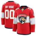 Rebec Custom F.Panthers Red Home Premium Jerseys