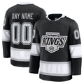 Rebec Custom LA.Kings Black Home Premium Jerseys