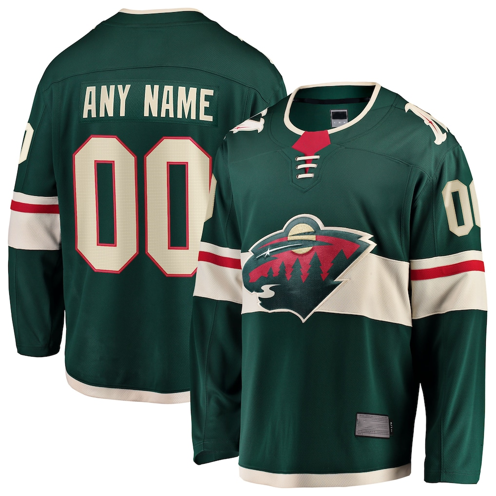 Rebec Custom M.Wild Green Home Breakaway Jerseys