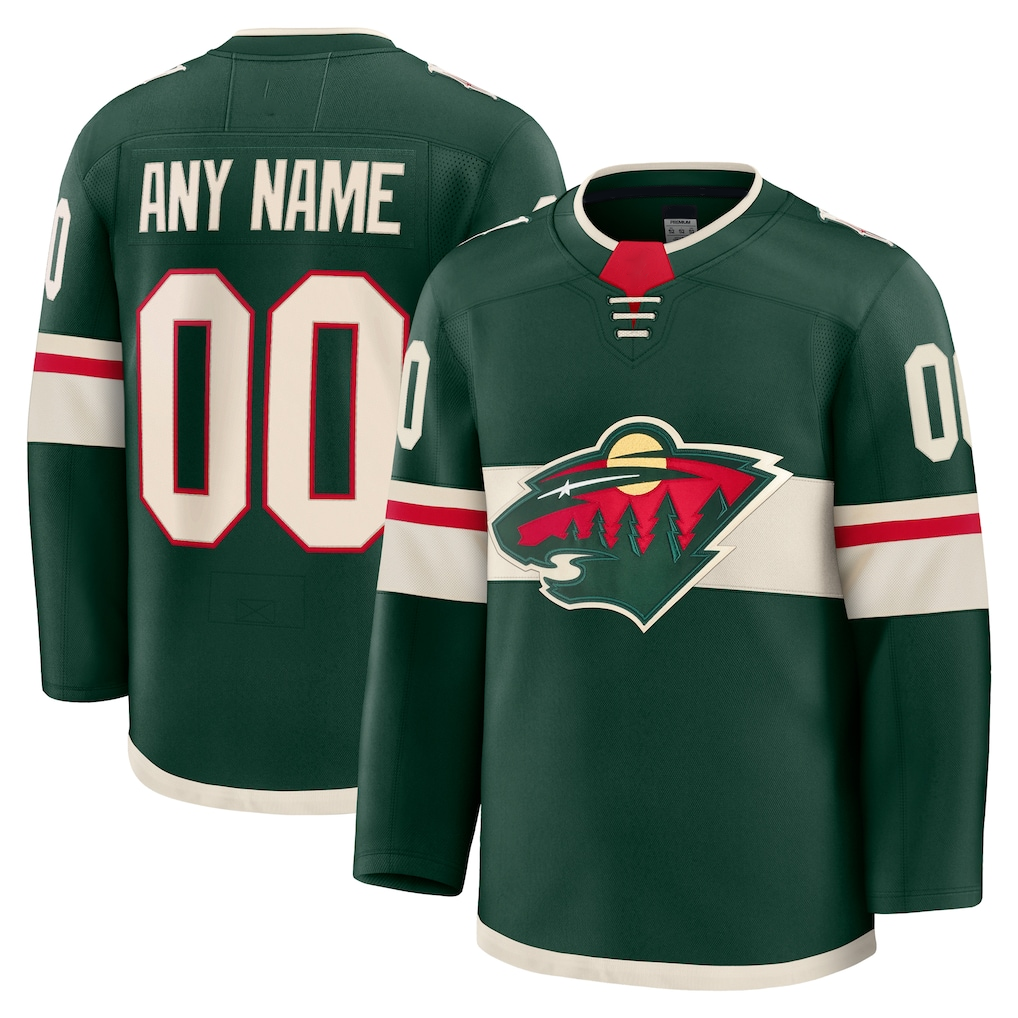 Rebec Custom M.Wild Green Home Premium Jerseys