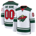 Rebec Custom M.Wild White Away Premium Jerseys