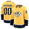 Rebec Custom N.Predators Gold Home Premium Jerseys