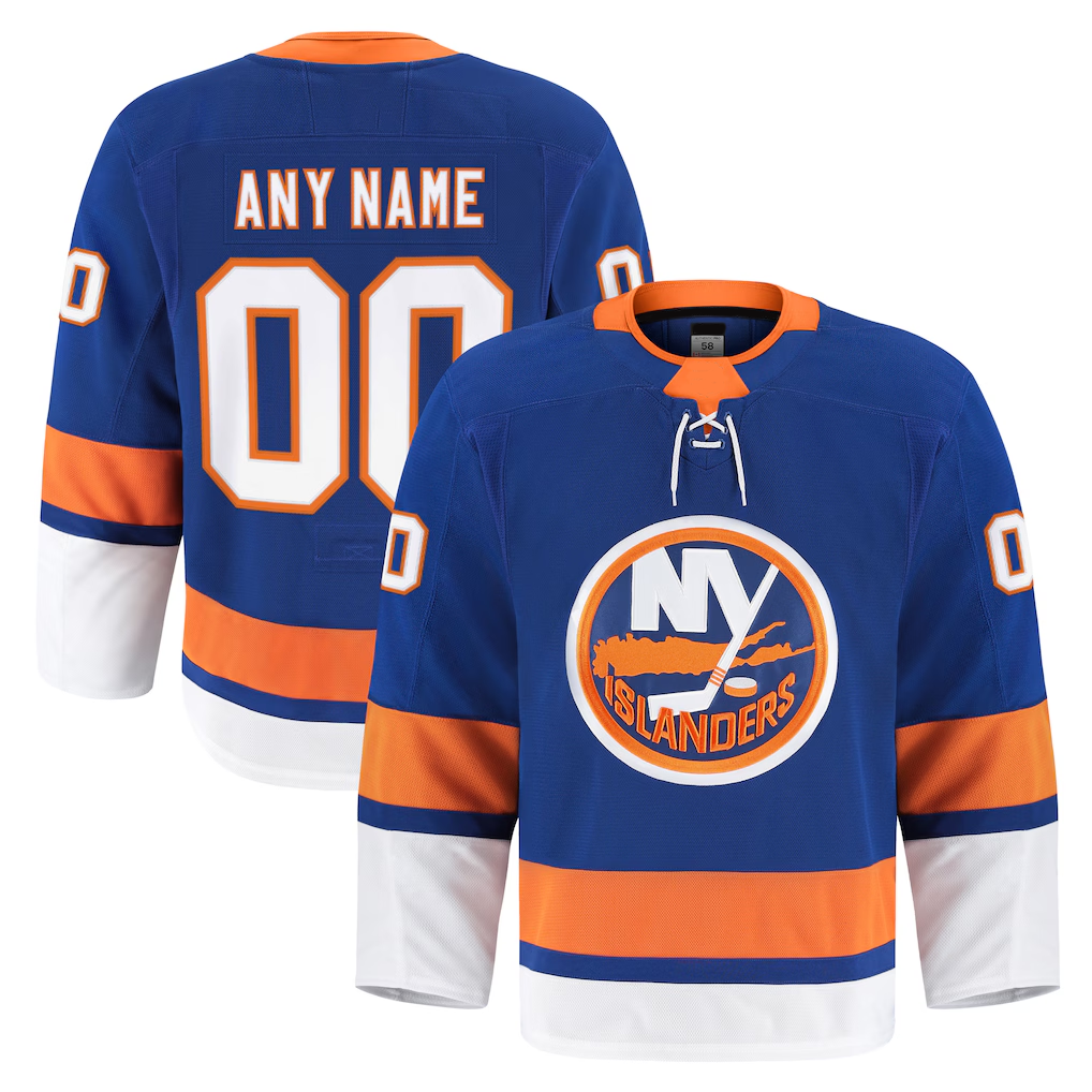 Rebec Custom NY.Islanders Royal Home Authentic Pro Jerseys