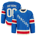 Rebec Custom NY.Rangers Blue Centennial Authentic Pro Jerseys