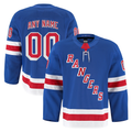 Rebec Custom NY.Rangers Royal Home Authentic Pro Jerseys
