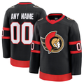 Rebec Custom O.Senators Black Home Premium Jerseys