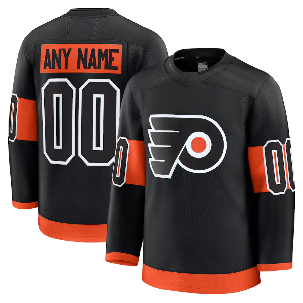 Rebec Custom P.Flyers Black Alternate Premium Jerseys
