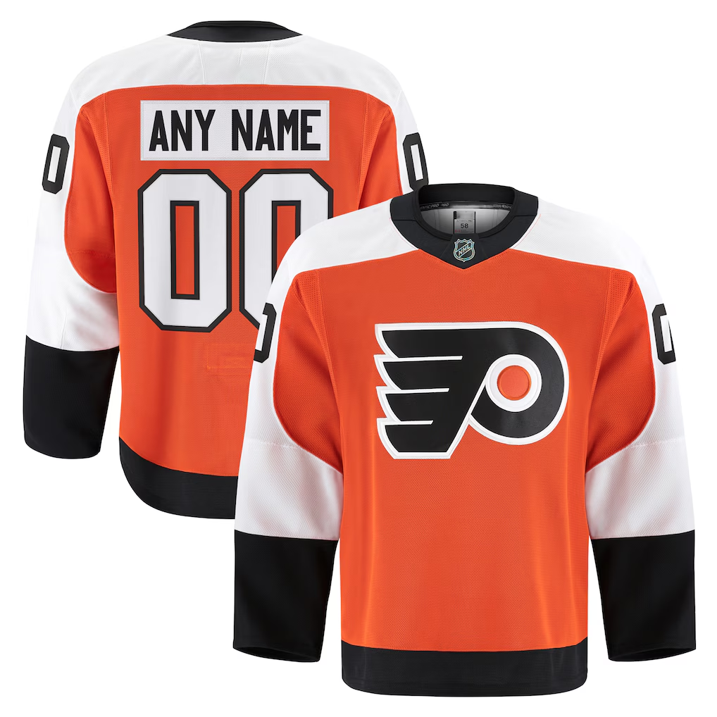 Rebec Custom P.Flyers Orange Home Authentic Pro Jerseys