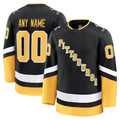 Rebec Custom P.Penguins Black Alternate Premium Jerseys