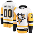 Rebec Custom P.Penguins White Away Breakaway Jerseys