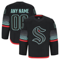 Rebec Custom S.Kraken Black Alternate Authentic Pro Jerseys