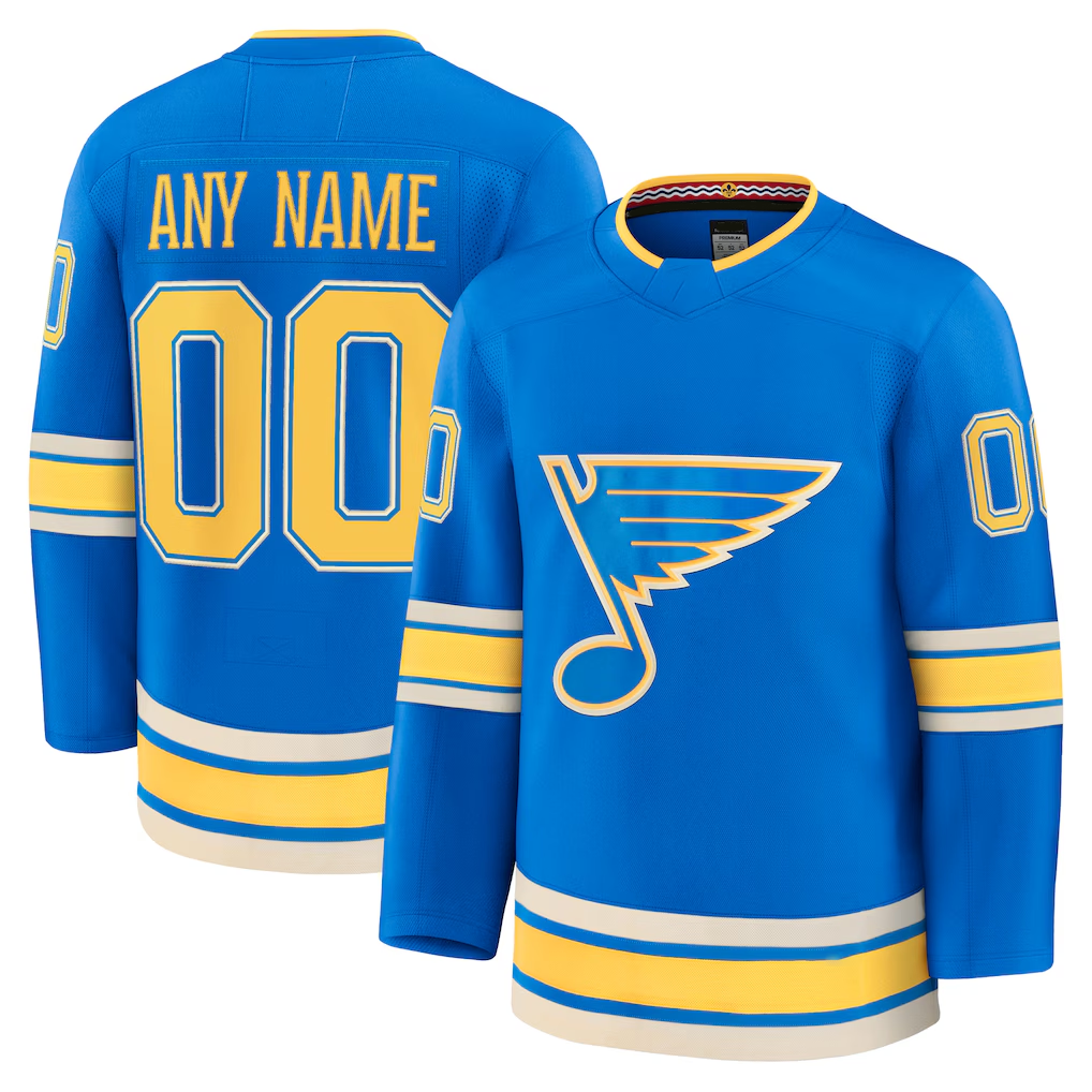 Rebec Custom SL.Blues Blue Alternate Premium Jerseys