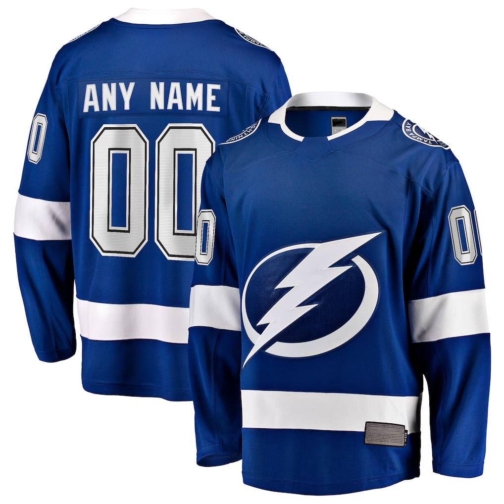 Rebec Custom TB.Lightning Blue Home Breakaway Jerseys