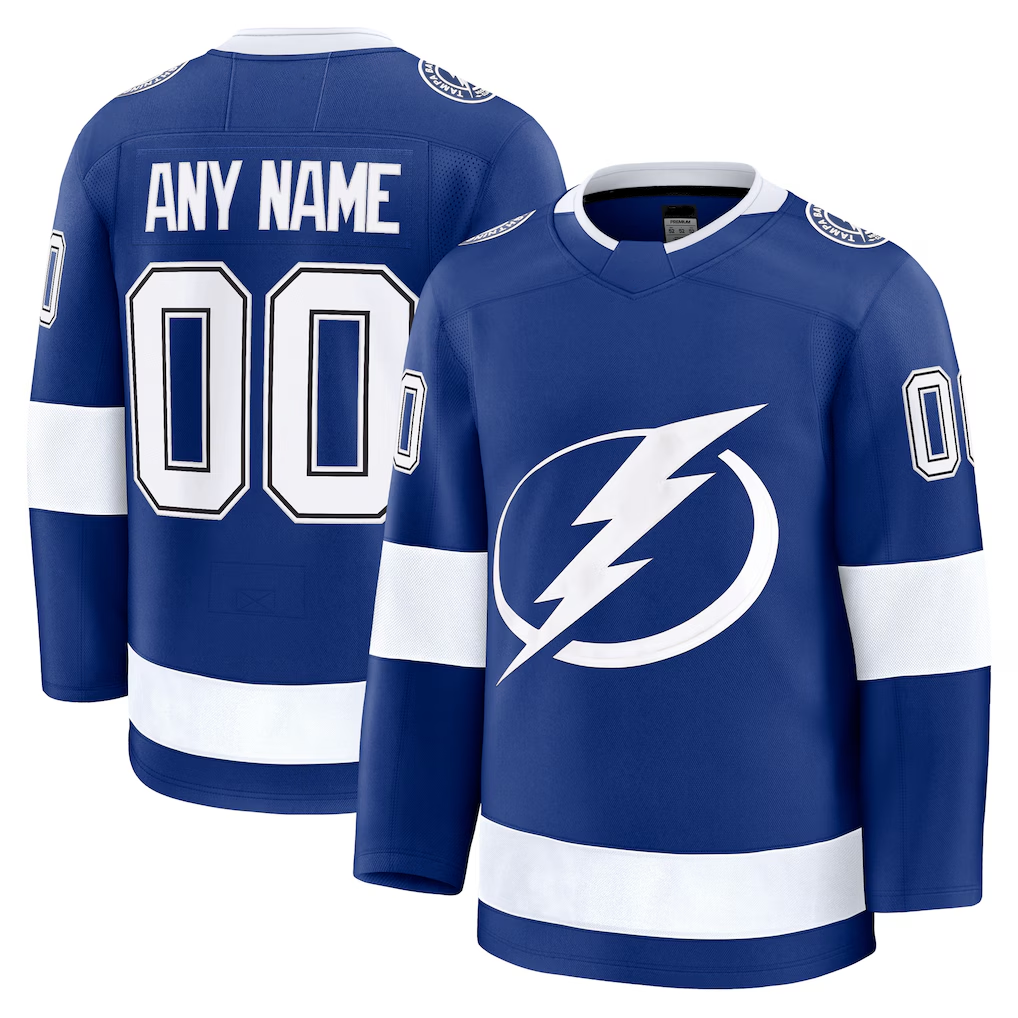 Rebec Custom TB.Lightning Blue Home Premium Jerseys