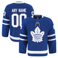 Rebec Custom TM.Leafs Blue Home Authentic Pro Jerseys