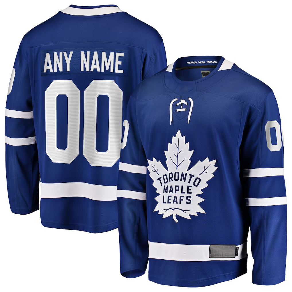 Rebec Custom TM.Leafs Blue Home Breakaway Jerseys
