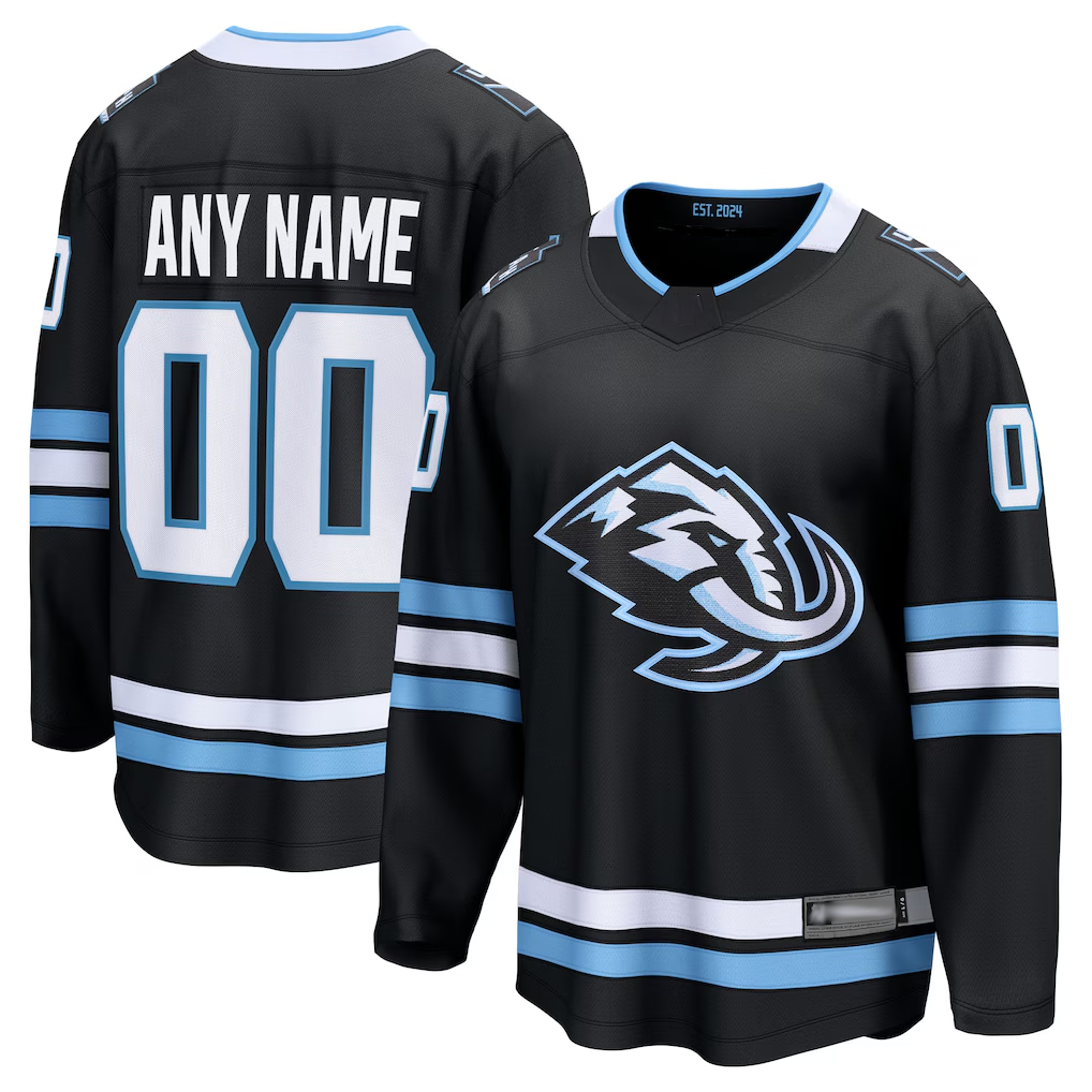 Rebec Custom U.Mammoth Black Home Breakaway Jerseys