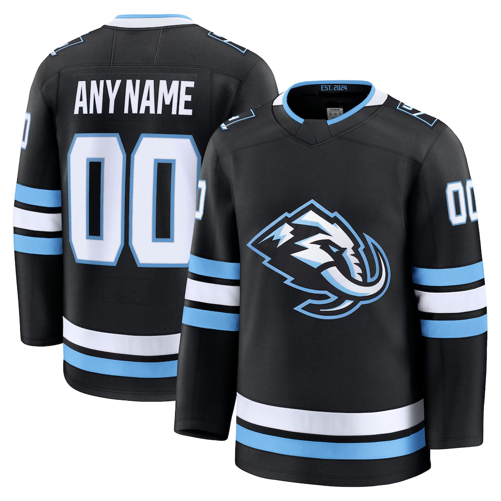 Rebec Custom U.Mammoth Black Home Premium Jerseys